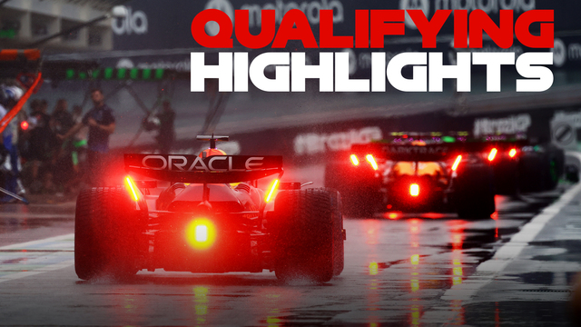 HIGHLIGHTS: Watch the action from chaotic qualifying at Interlagos as Lando Norris leads George Russell and Yuki Tsunoda after multiple red flags