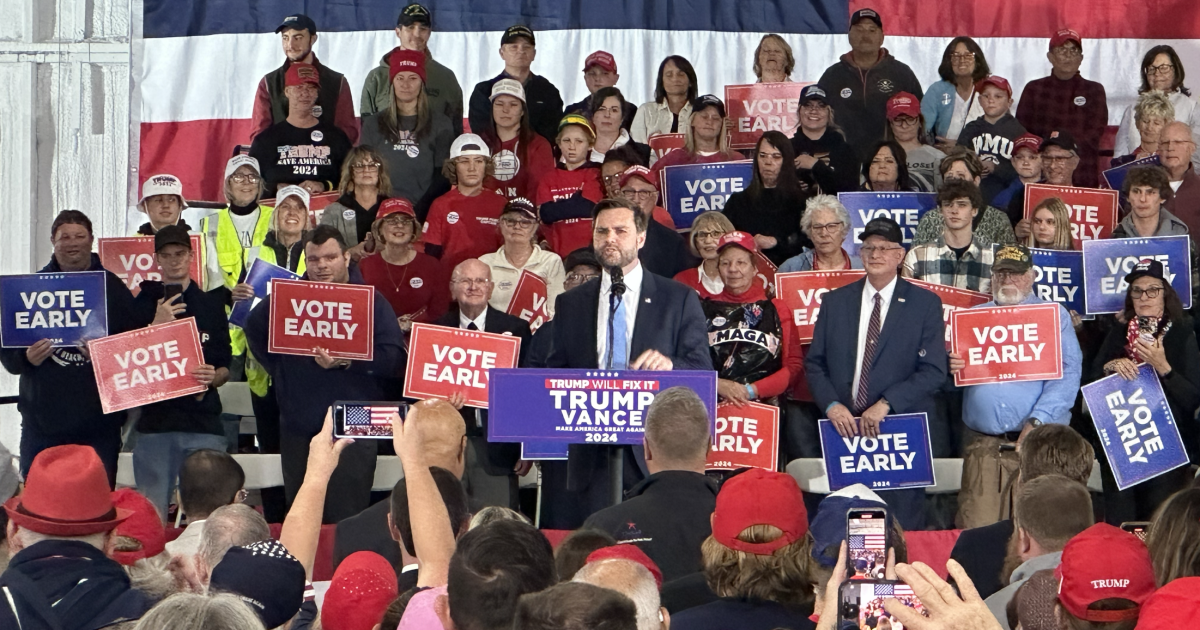 JD Vance back in Michigan, speaks at Portage jet company