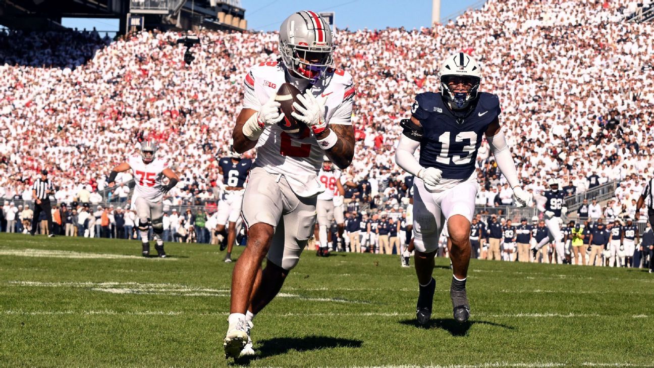 No. 3 Ohio State rides stifling defense, handles No. 4 Penn State