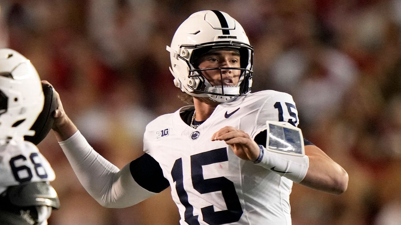 Penn State QB Drew Allar off injury report against Ohio State