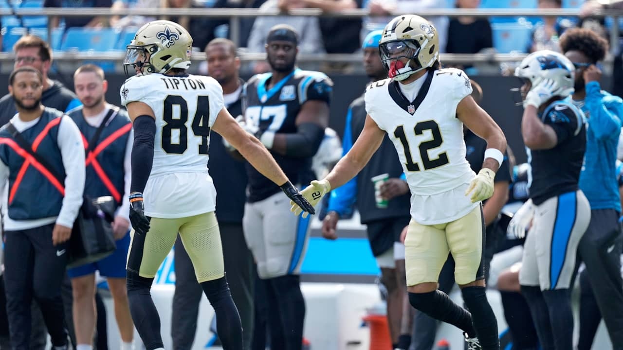 Saints receiver Chris Olave suffers second concussion of season in Sunday's game against Carolina