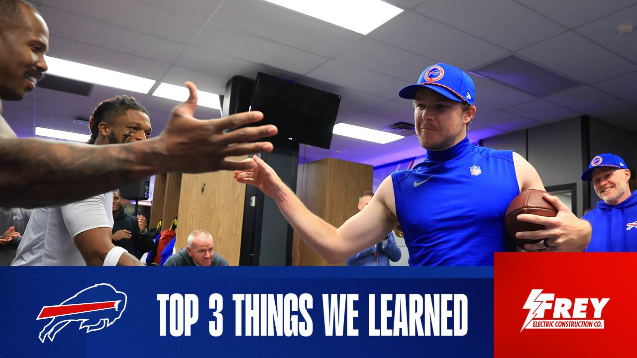 Top 3 things we learned from Bills vs. Dolphins