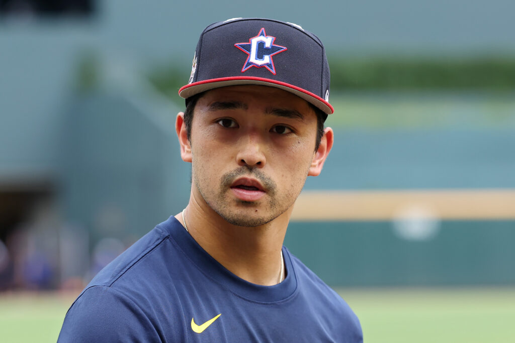 Cleveland Guardians outfielder Steven Kwan