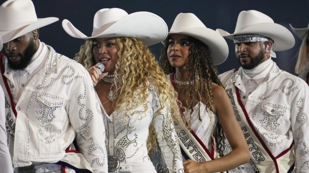 Blue Ivy shines on stage during Beyoncé's Cowboy Carter tour