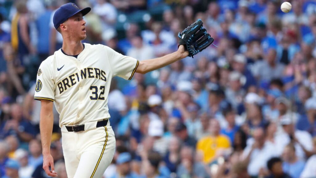 Jacob Misiorowski overcomes rough start as Brewers rally vs. Cubs