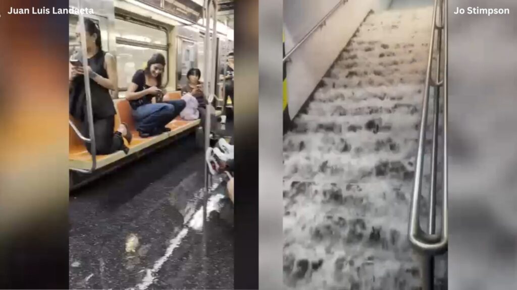 NYC subway flooding: Water rushes into train, MTA CEO and Chair Janno Lieber responds