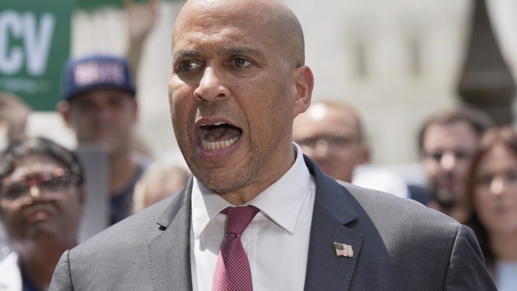 Sen. Cory Booker in rare outburst lambastes Democratic Party