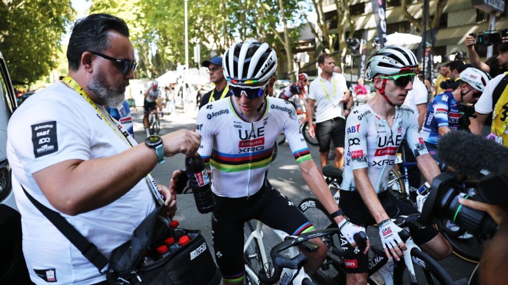 Tadej Pogačar OK in crash; Abrahamsen wins Tour de France stage
