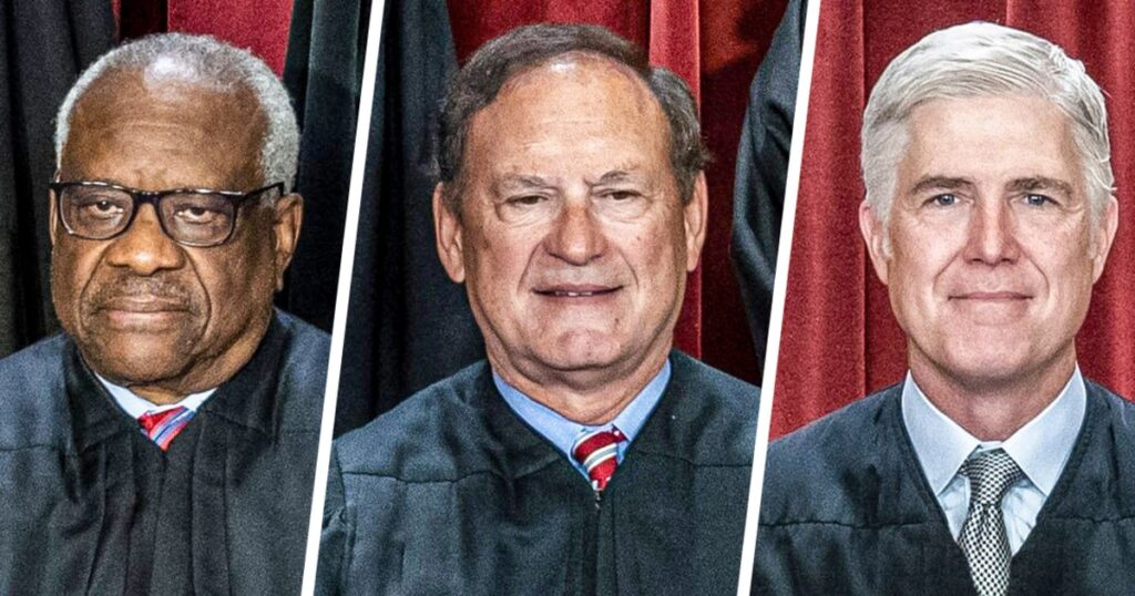 Thomas, Alito and Gorsuch dissent from Supreme Court voting rights order