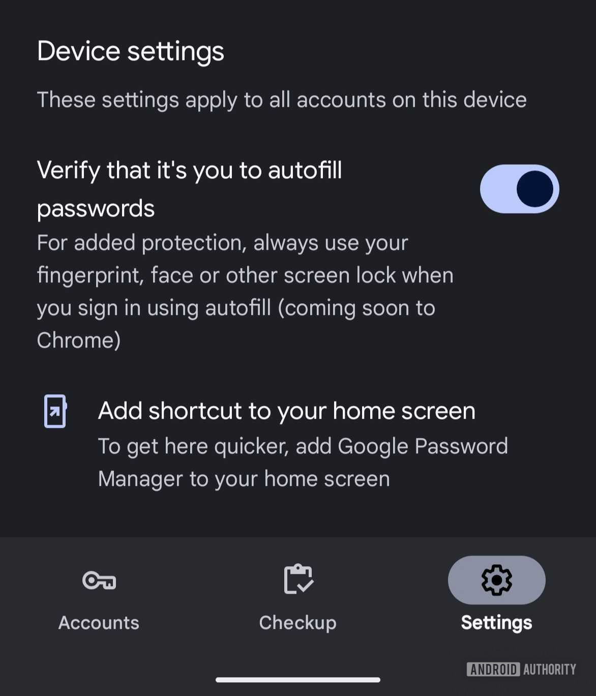 Google Password Manager verify it's you to autofill passwords Google Password Manager verify it's you to autofill passwords