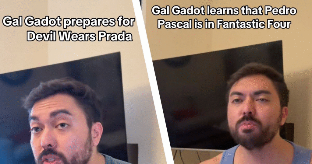 On TikTok, Gal Gadot Is a 30-Something Bearded Gay Guy