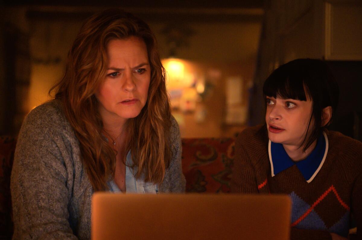 Silverstone, left, with Ruth Codd in 