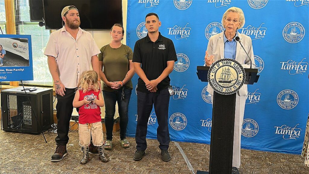 The Best family lost their apartment after Hurricanes Helene and Milton and eventually became homeless. (Spectrum News)