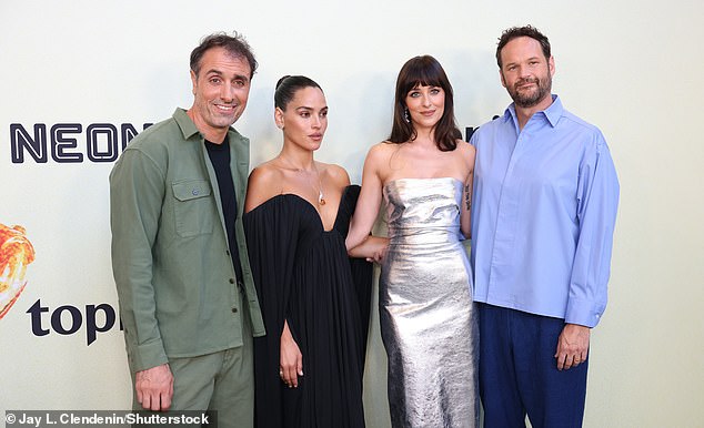 They were also joined by Kyle Marvin, who stars as Carey in the film