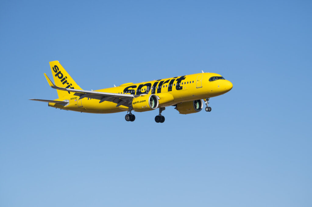 Spirit Airlines flies through hurricane