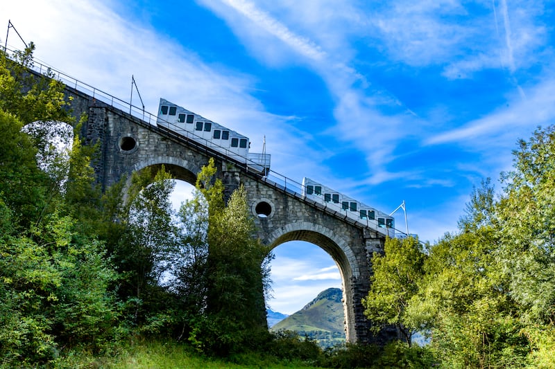 Funicular to the Pic du Jer