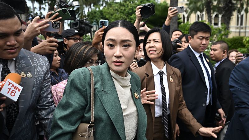 Thailand’s prime minister removed from office over leaked phone call scandal with Cambodian strongman