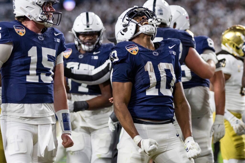 Penn State’s Nick Singleton on chasing Evan Royster’s record: ‘It would mean a lot for me to break that’