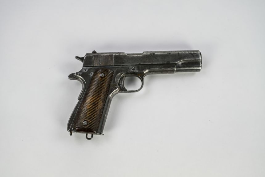 The pistol is part of an exhibit about Emmett's murder 70 years ago at the Two Mississippi Museums.