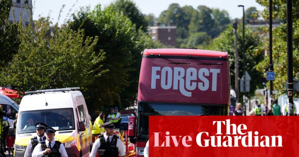 Crystal Palace v Nottingham Forest: Premier League – live | Premier League