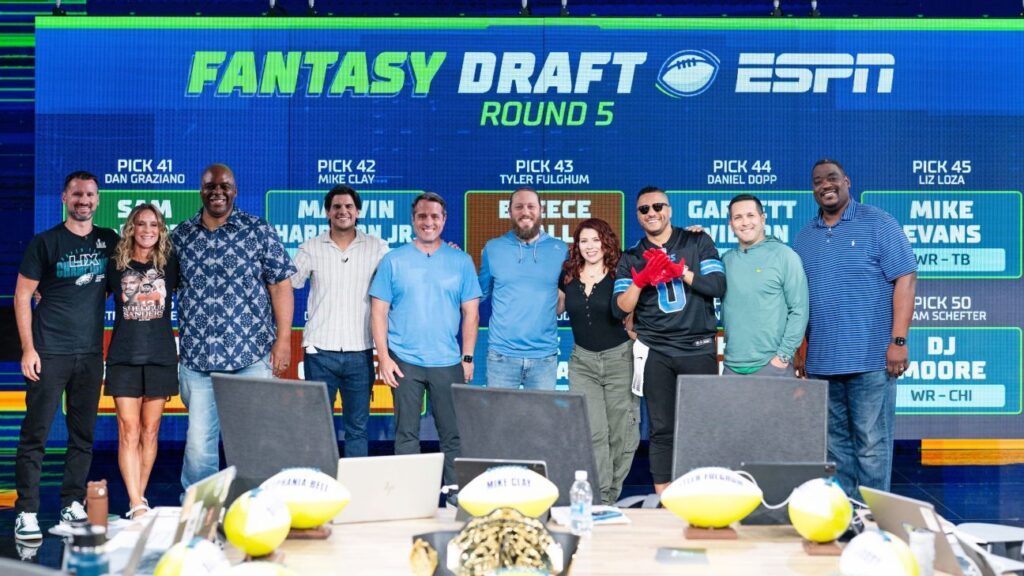 Fantasy Football Marathon mock draft 2025 - 'Big 4' quarterbacks all go in Round 3