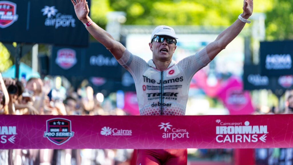 IRONMAN Matthew Marquardt gives to cancer care