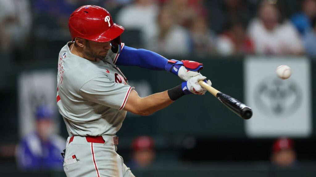 Phillies outfield remains a platoon, Trea Turner slugging on road – NBC Sports Philadelphia