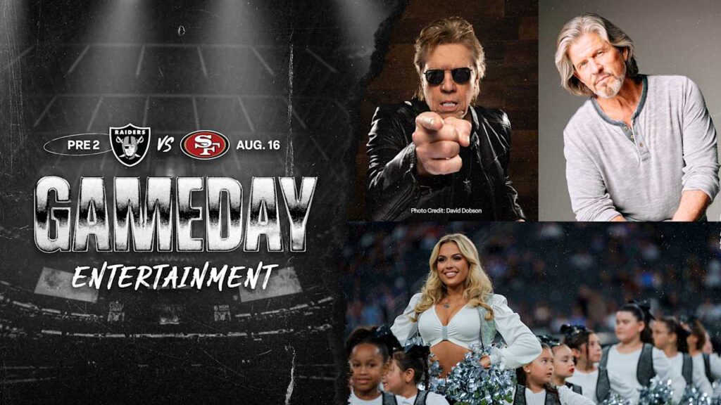 Raiders host Alumni Reunion, plus George Thorogood, Bucky Heard, Junior Raiderettes highlight Saturday's gameday entertainment