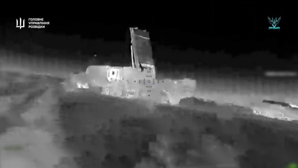 A Russian 96L6E radar from the S-400 air defense system before a Ukrainian drone strike, Crimea. (Source: HUR) A Russian 96L6E radar from the S-400 air defense system before a Ukrainian drone strike, Crimea. (Source: HUR)