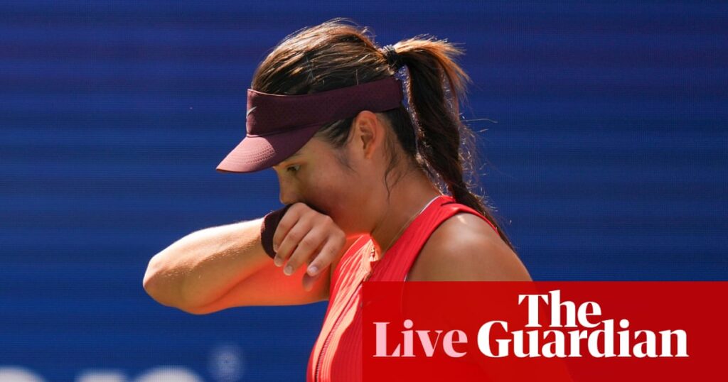 US Open tennis 2025: Raducanu crashes out to Rybakina and Alcaraz in action – live | US Open Tennis 2025