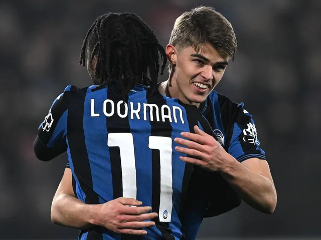 Ademola Lookman and Charles De Ketelaere of Atalanta BC on January 21, 2025