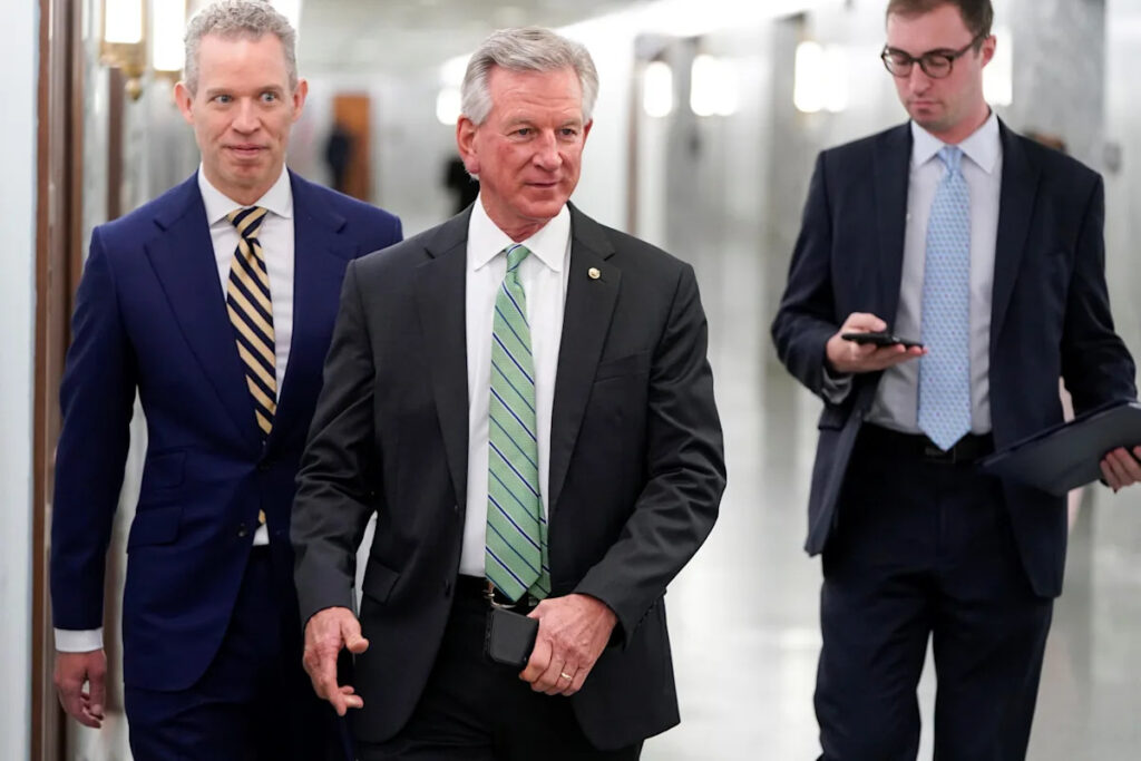 Navy Reserve captain joins race for Tommy Tuberville's Senate seat