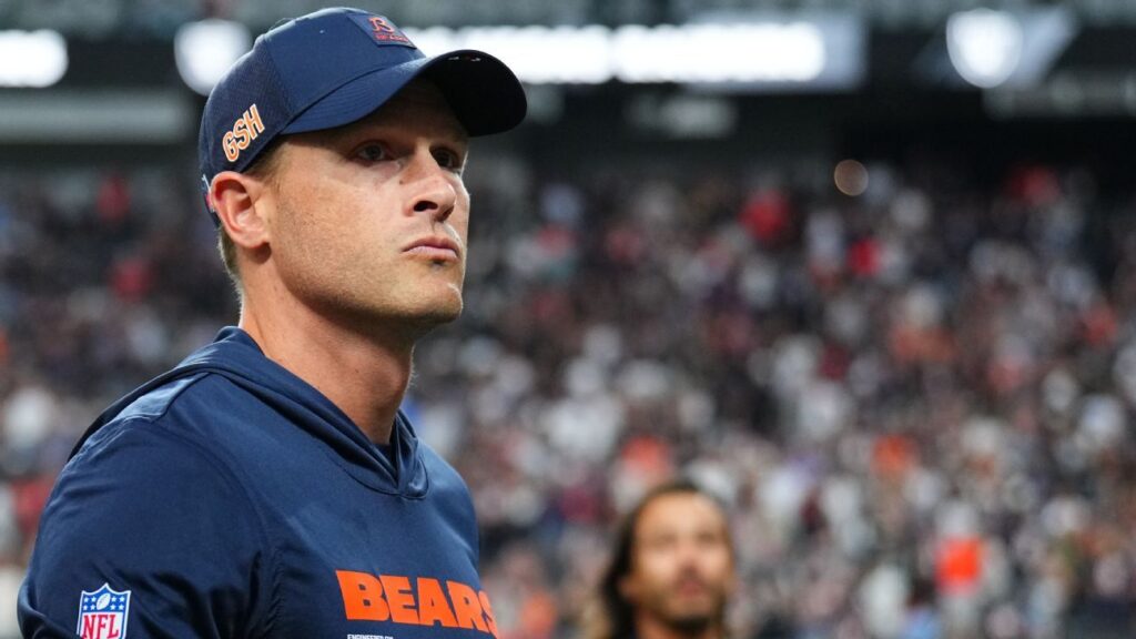 Bears coach Ben Johnson regrets how halftime interview received