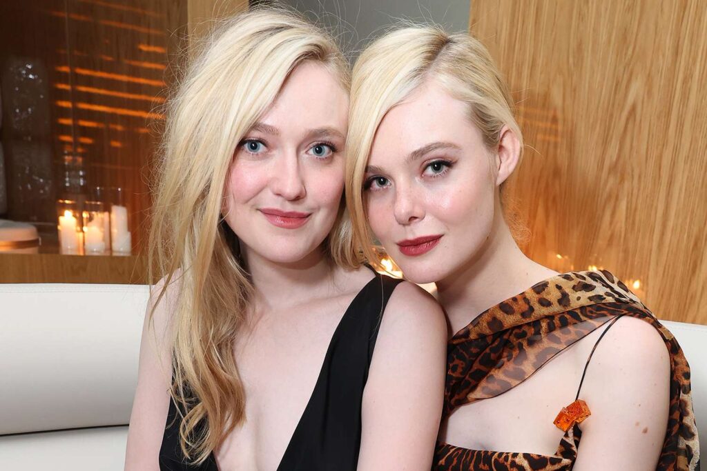 Dakota Fanning Says She's Not 'Competitive' with Sister Elle Fanning