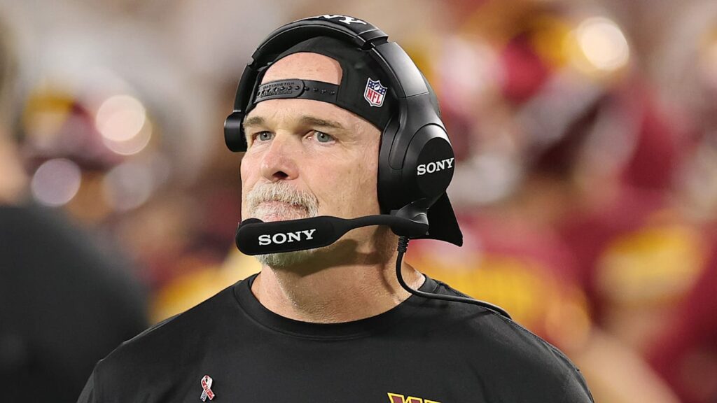 Washington Commanders head coach Dan Quinn