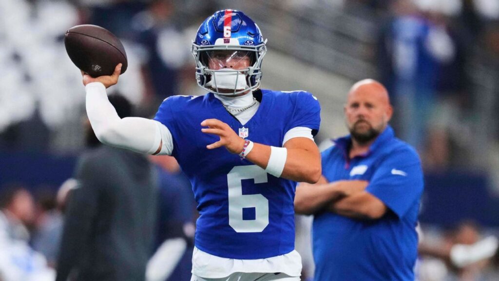 Giants' Brian Daboll names Jaxson Dart QB1 for rest of season