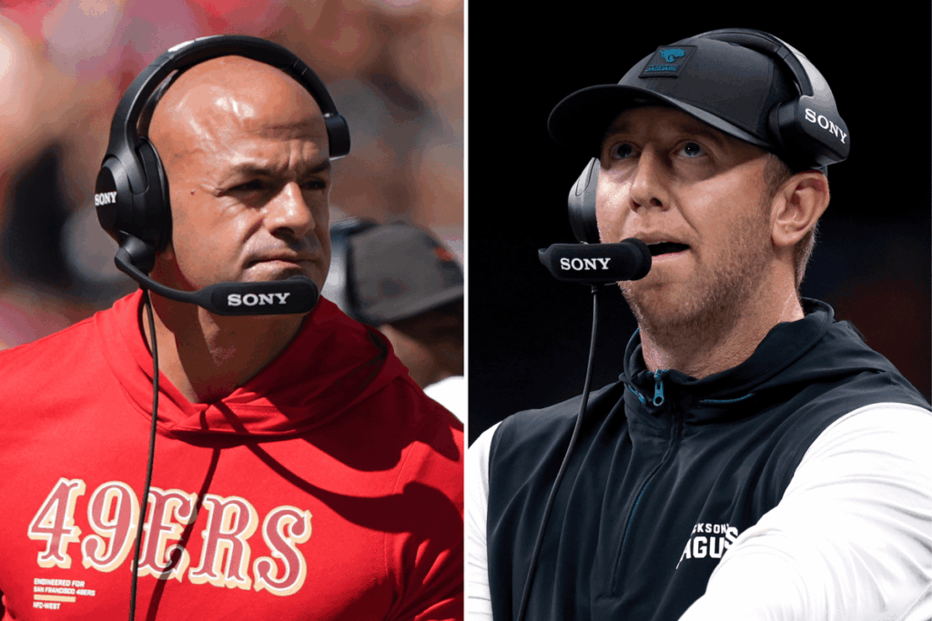 Jaguars’ Liam Coen responds to 49ers’ Robert Saleh’s comments about signal-stealing system