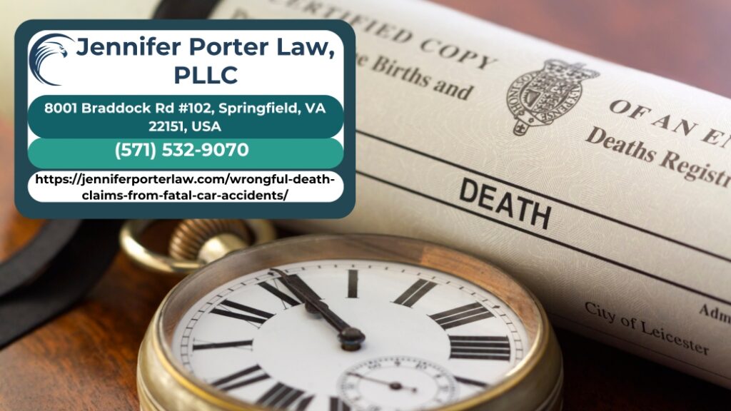 Northern Virginia Wrongful Death Claims Lawyer Jennifer Porter Guides Families Through Legal Challenges After Fatal Car Accidents