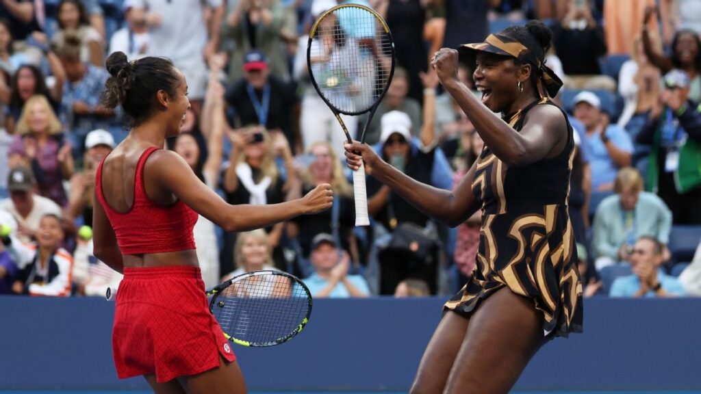 Venus Williams, Leylah Fernandez reach quarters in US Open doubles