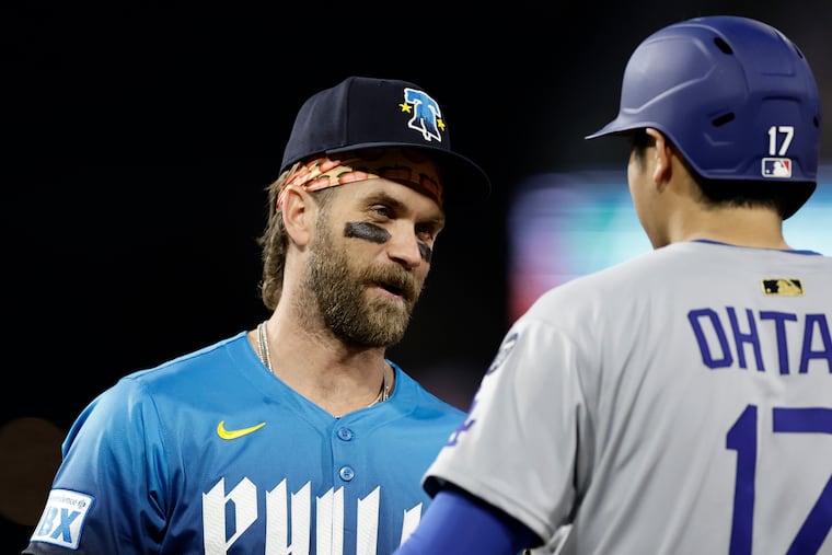 Bryce Harper's Phillies and Shohei Ohtani's Dodgers last met in April. A lot has changed since, and the stakes for their three-game series are high.