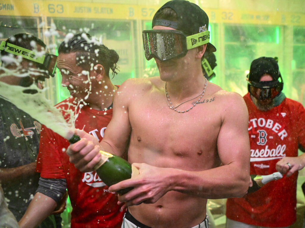 Boston Red Sox outfielder Roman Anthony