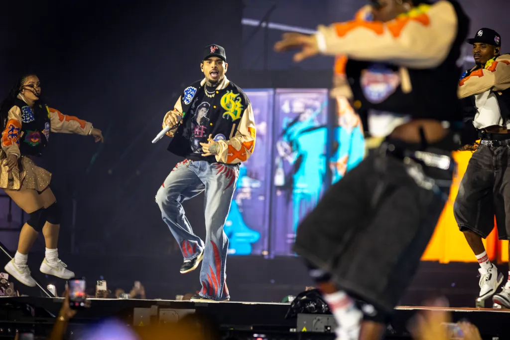 Chris Brown performs in Orlando on the "Breezy Bowl XX" tour