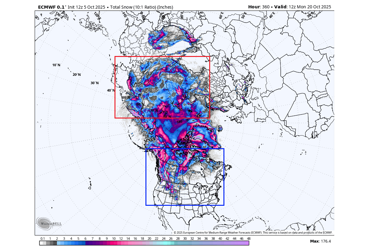 winter-weather-pattern-high-snow-cover-extent-polar-vortex-influence-united-states-latest-total-snowfall-ecmwf