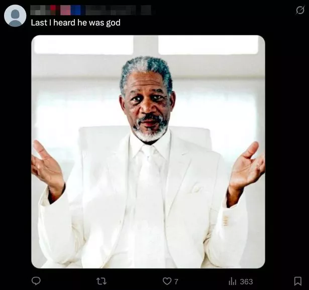 The internet has gone wild in the search for runaway Morgan Freeman