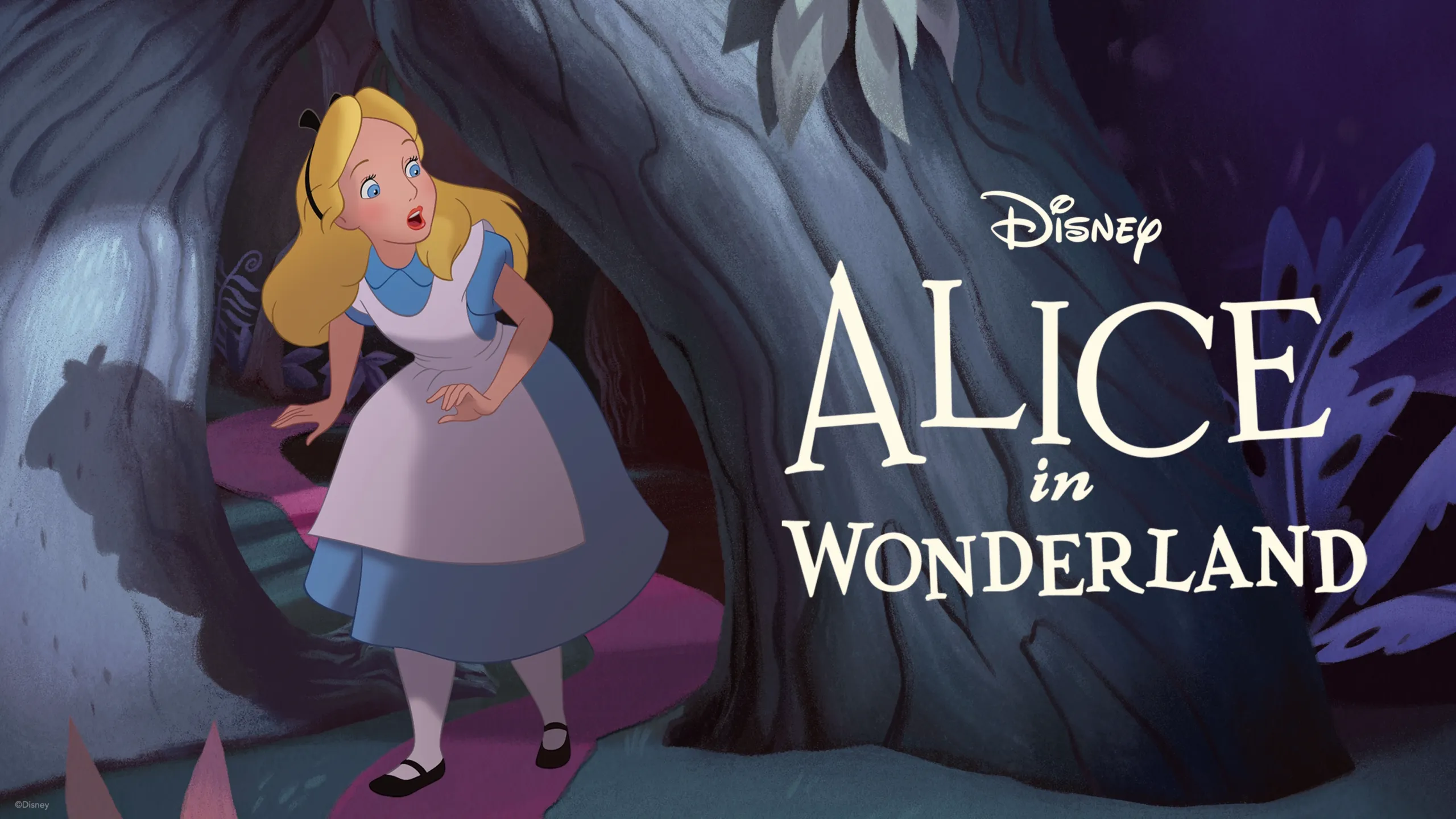 Alice in Wonderland title art