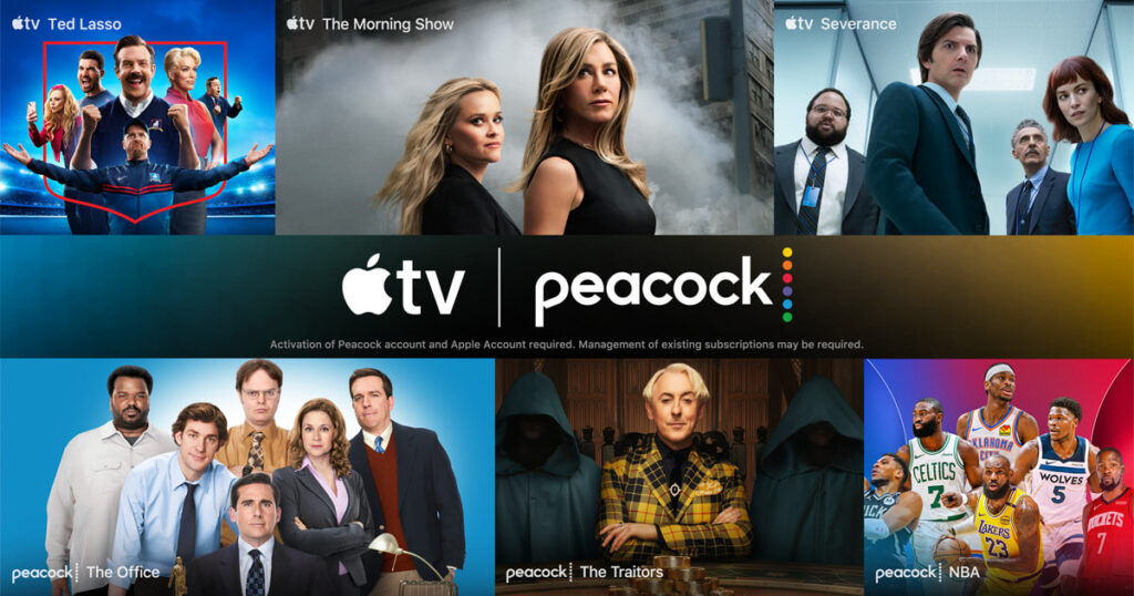Apple and NBCUniversal introduce the Apple TV and Peacock Bundle