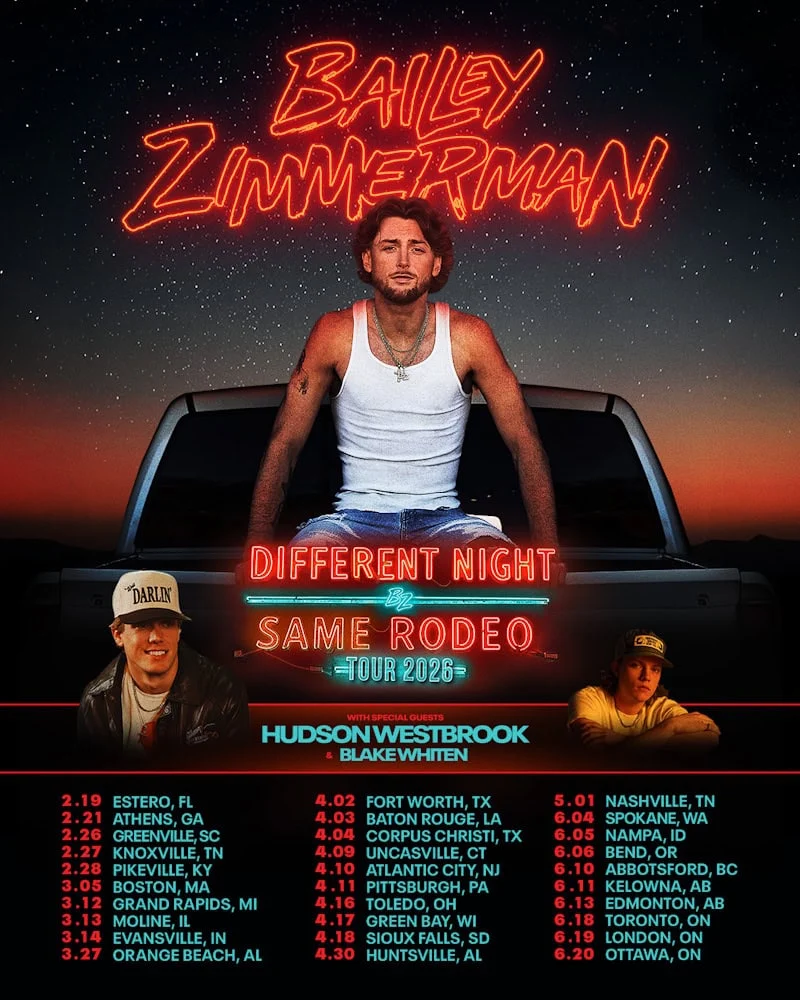 Bailey Zimmerman 2026 Tour
