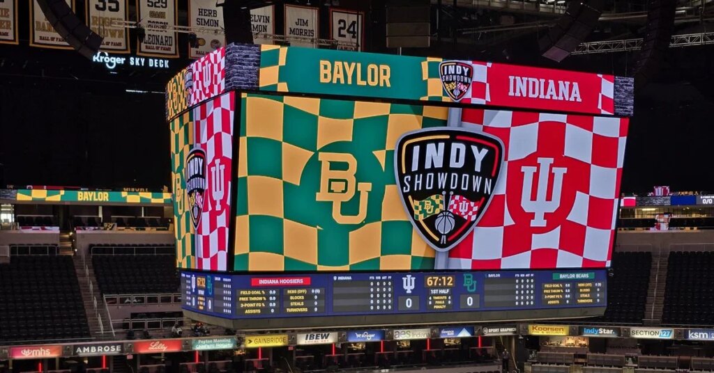 Exhibition game vs. Baylor in Indianapolis