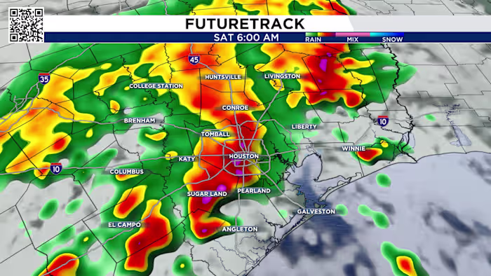 Houston braces for strong cold front bringing heavy rain and flood threat Saturday