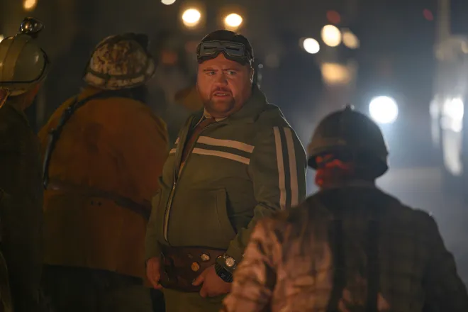 Paul Walter Hauser plays Harvey Elder, aka Mole Man, in